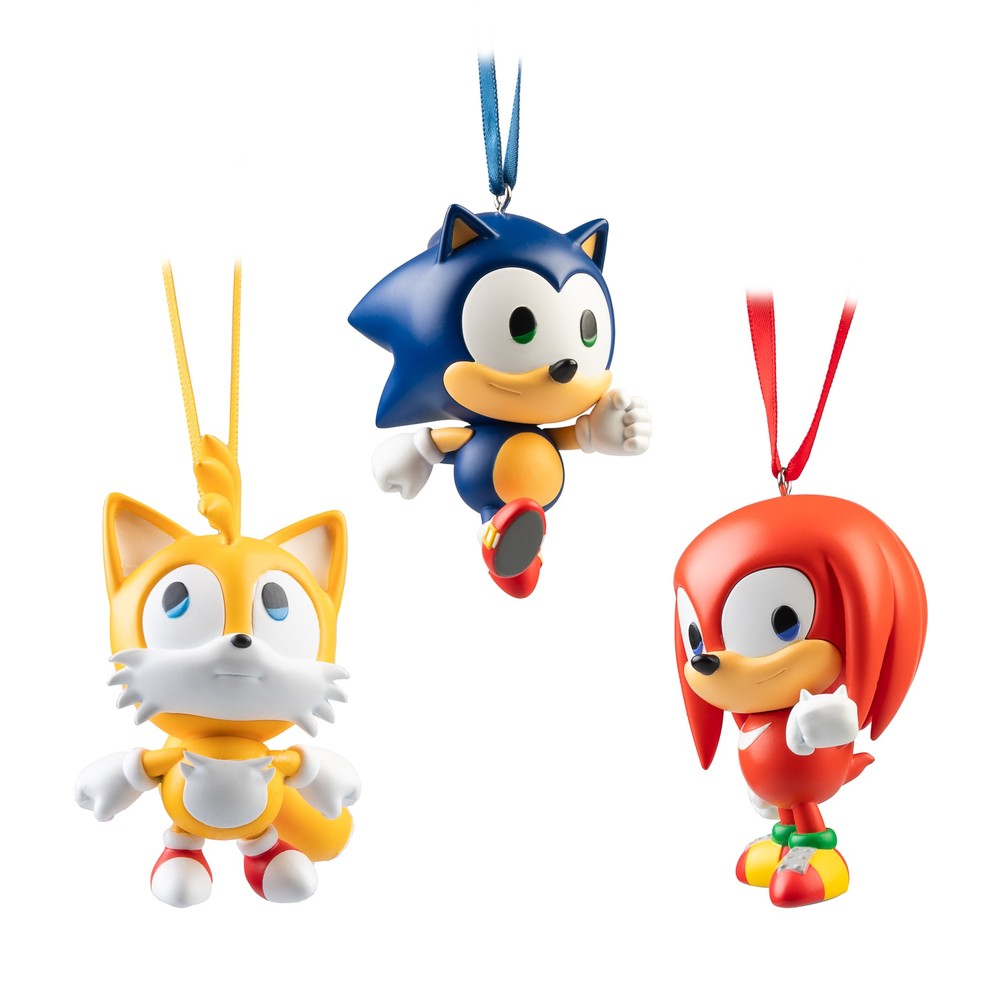 Grupo Erik Sonic The Hedgehog - Set Of 3 Kerstballen - Multicolours